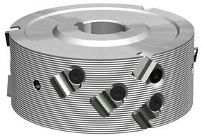DIAMAX SmartJointer airFace jointing cutterhead with its precisely guided air flow for very quiet jointing with exchangeable DP cutting edges and light aluminum body
